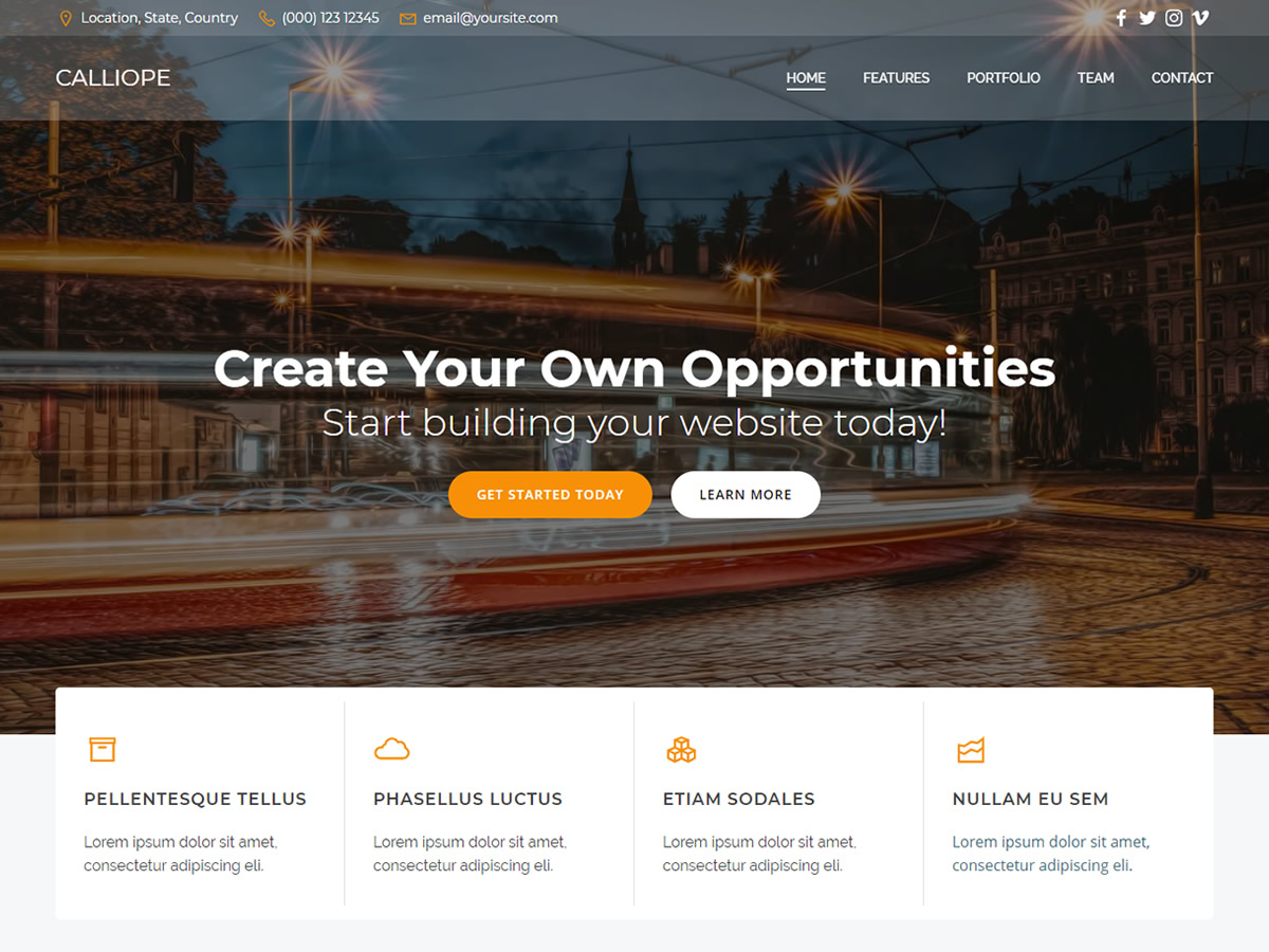 Calliope theme screenshot