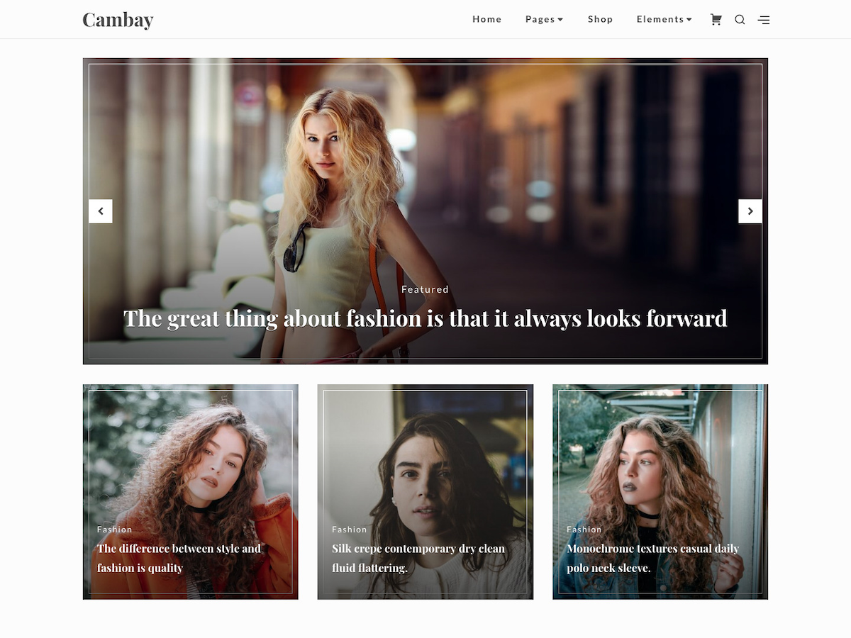Cambay theme screenshot