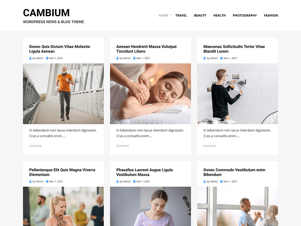 Cambium theme screenshot