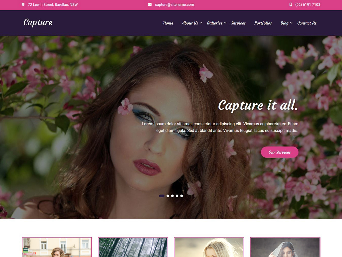 Capture Lite theme screenshot