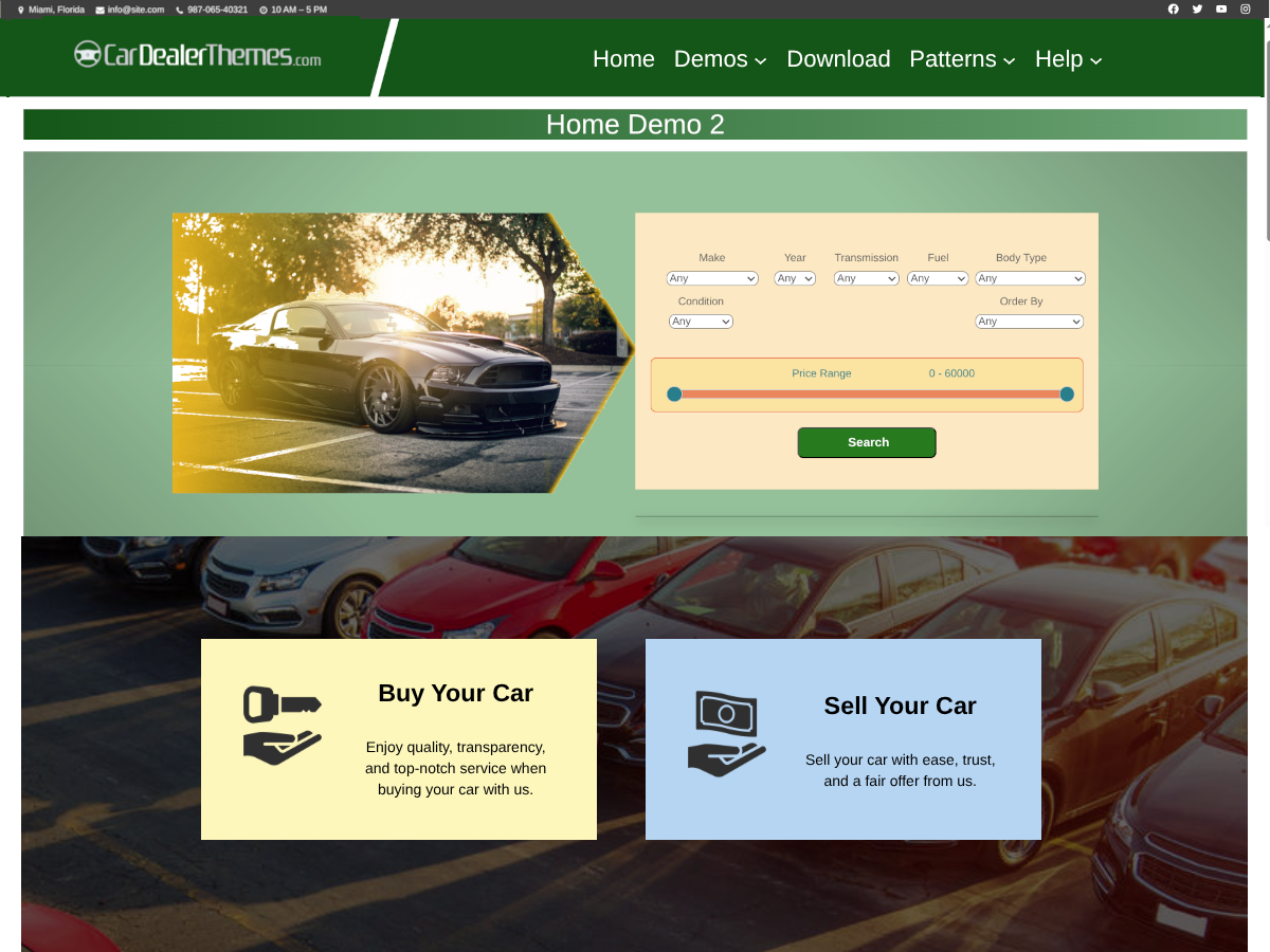 Car Dealer Show theme screenshot