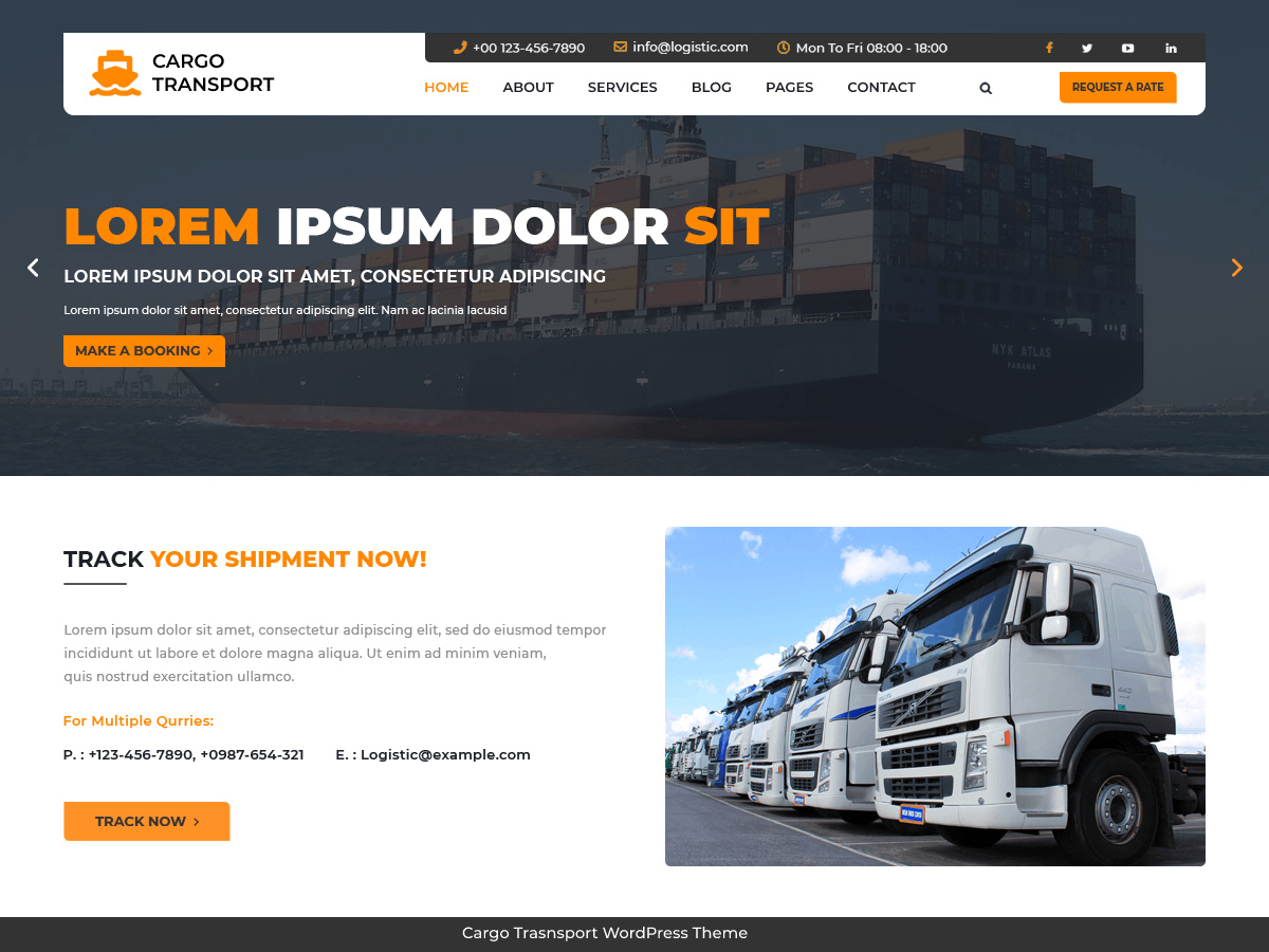 Cargo Transport theme screenshot