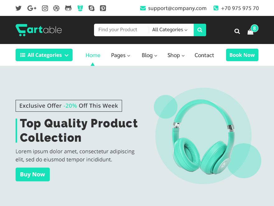 Cartable theme screenshot
