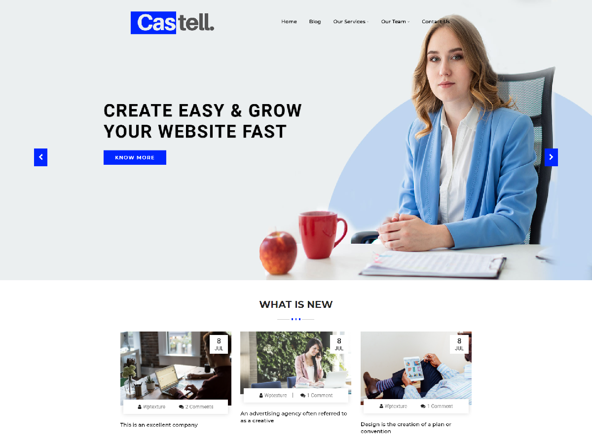 Castell theme screenshot