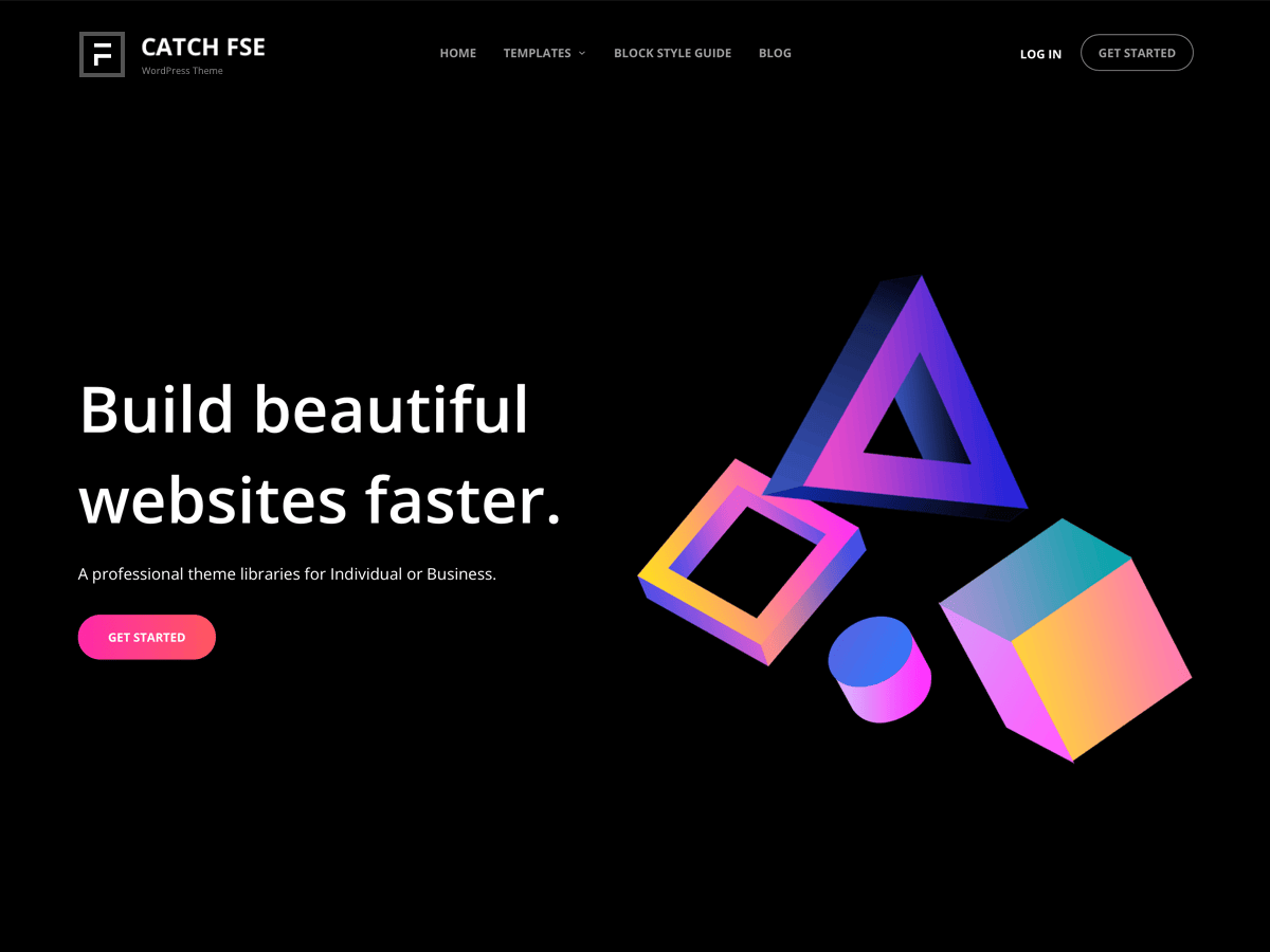 Catch FSE theme screenshot
