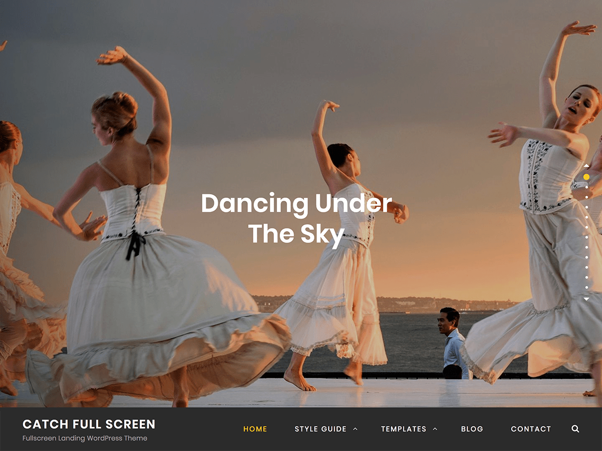 Catch Fullscreen theme screenshot