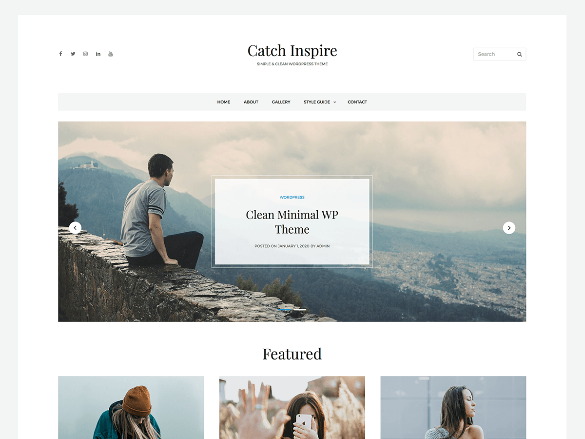 Catch Inspire theme screenshot