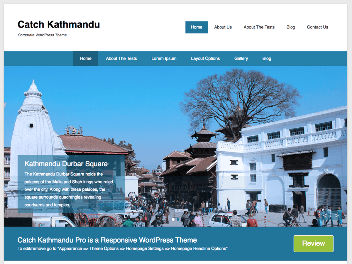 Catch Kathmandu theme screenshot