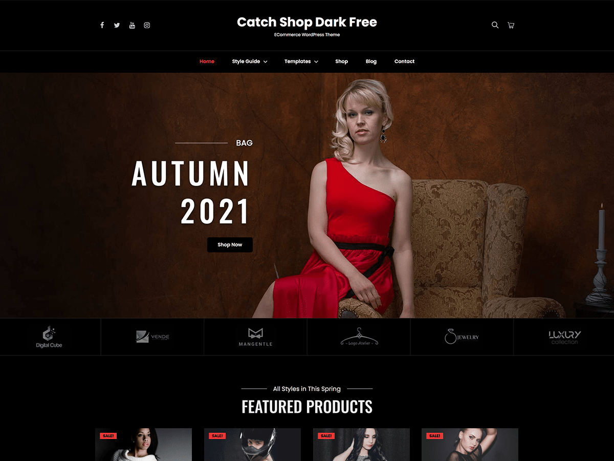 Catch Shop Dark theme screenshot