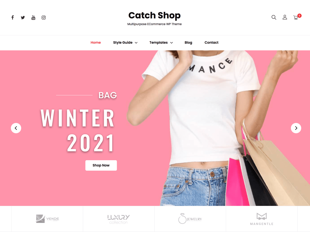 Catch Shop theme screenshot