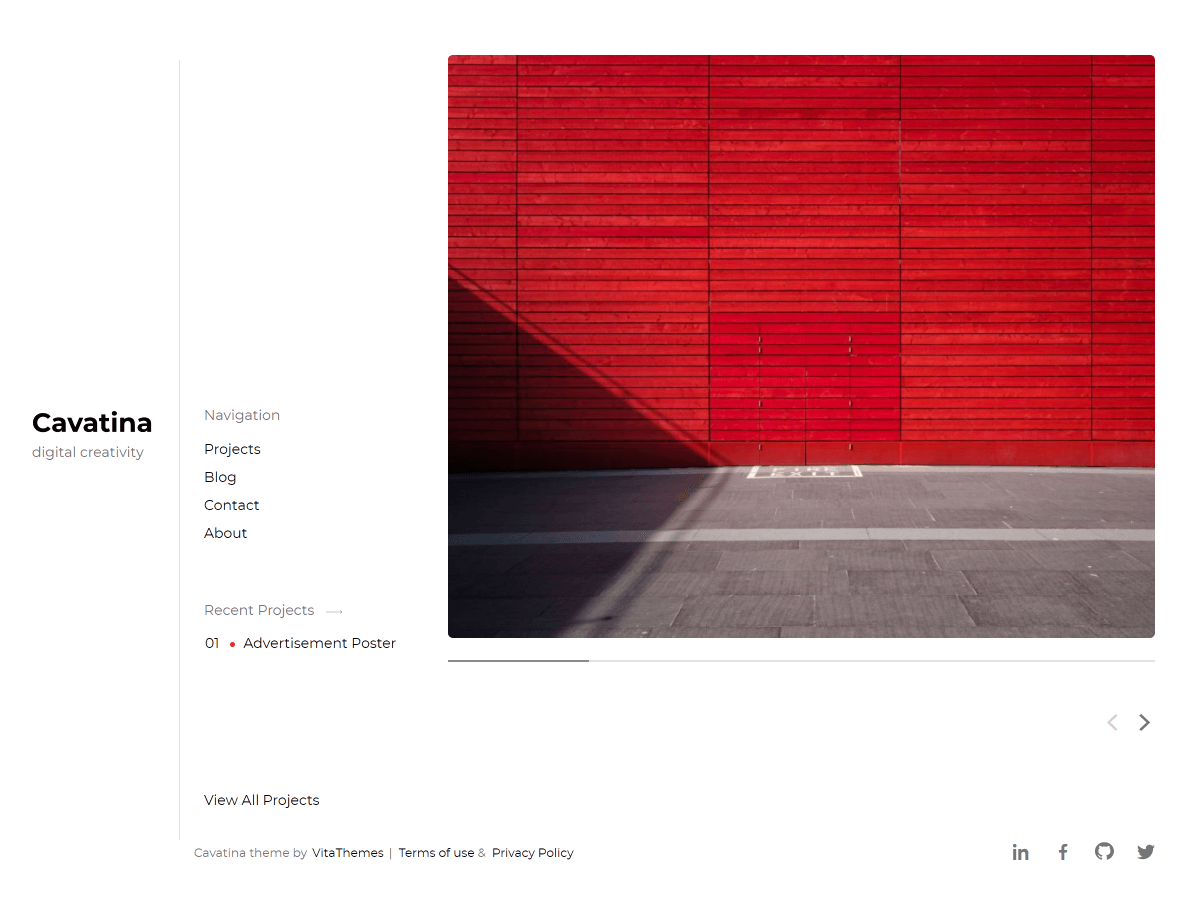 Cavatina theme screenshot