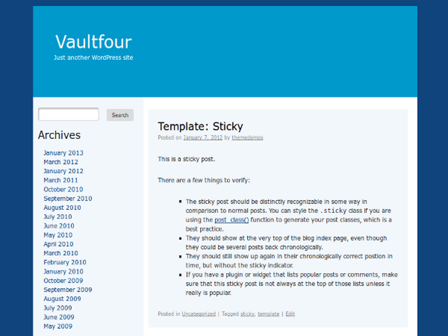 CBFour theme screenshot