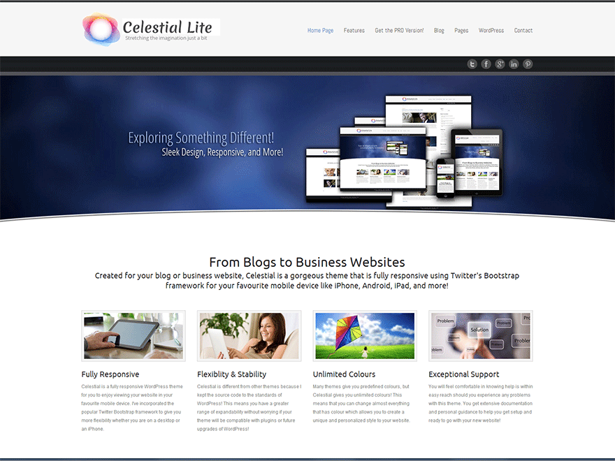 Celestial - Lite theme screenshot