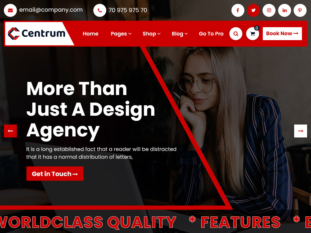 Centrum theme screenshot