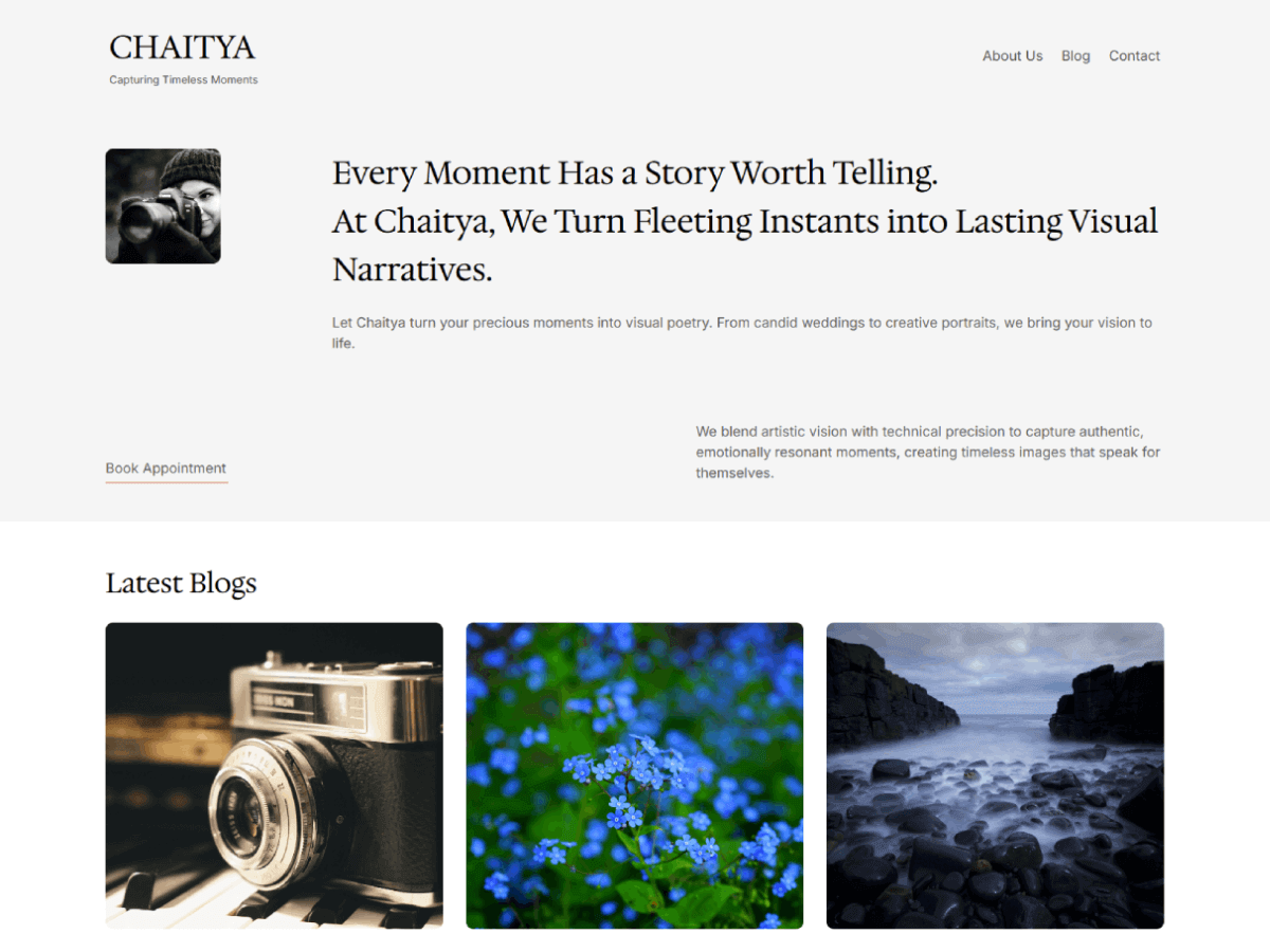 Chaitya theme screenshot