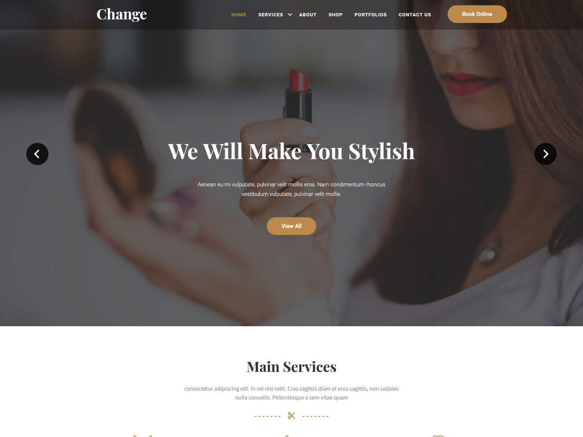 Change theme screenshot