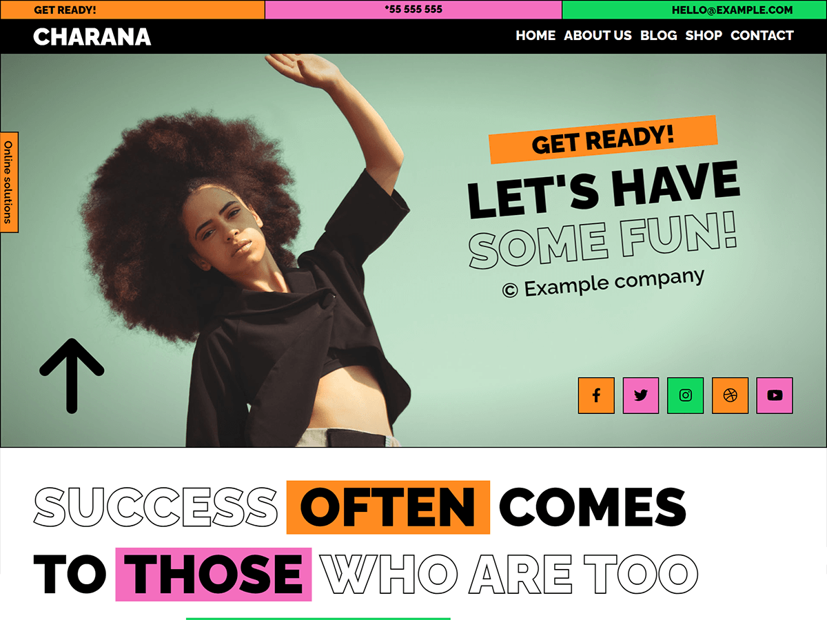 Charana theme screenshot