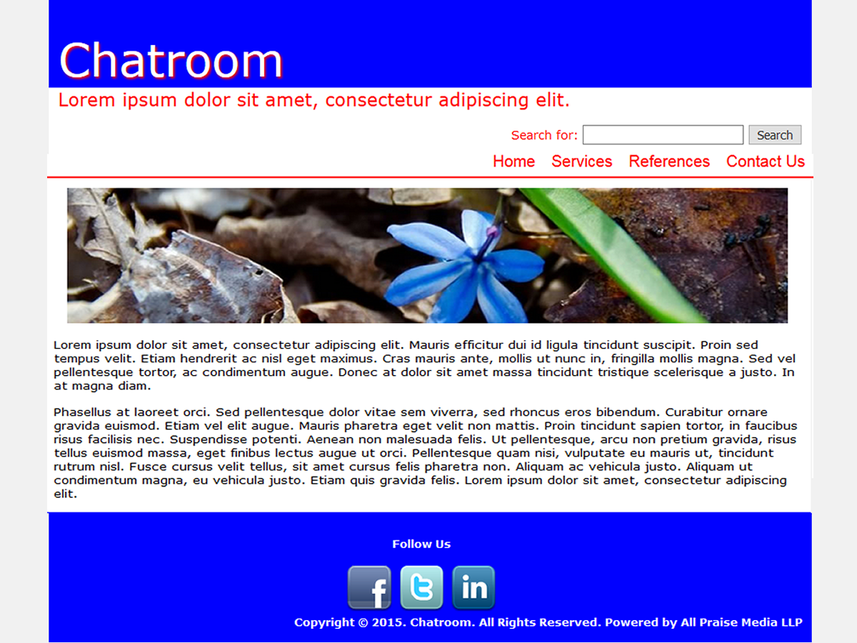 Chatroom theme screenshot