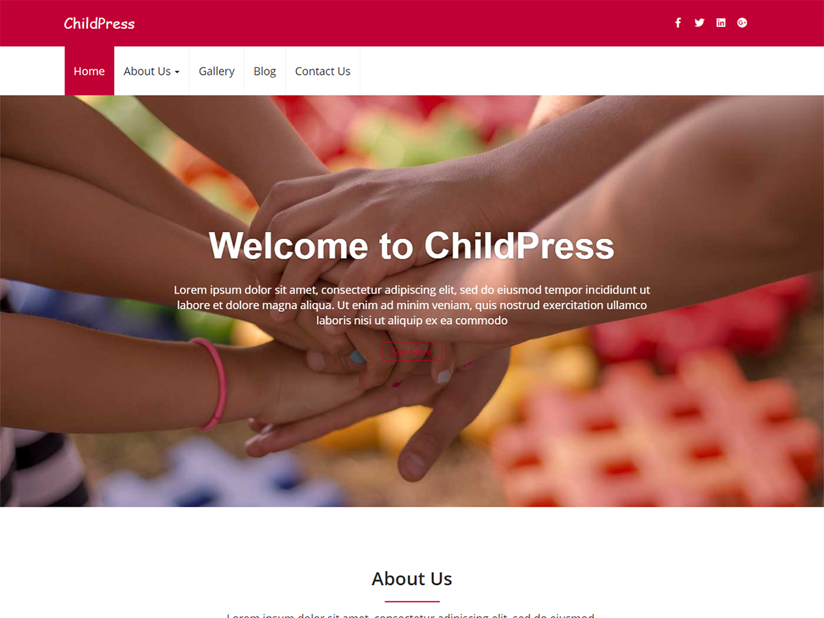 ChildPress theme screenshot