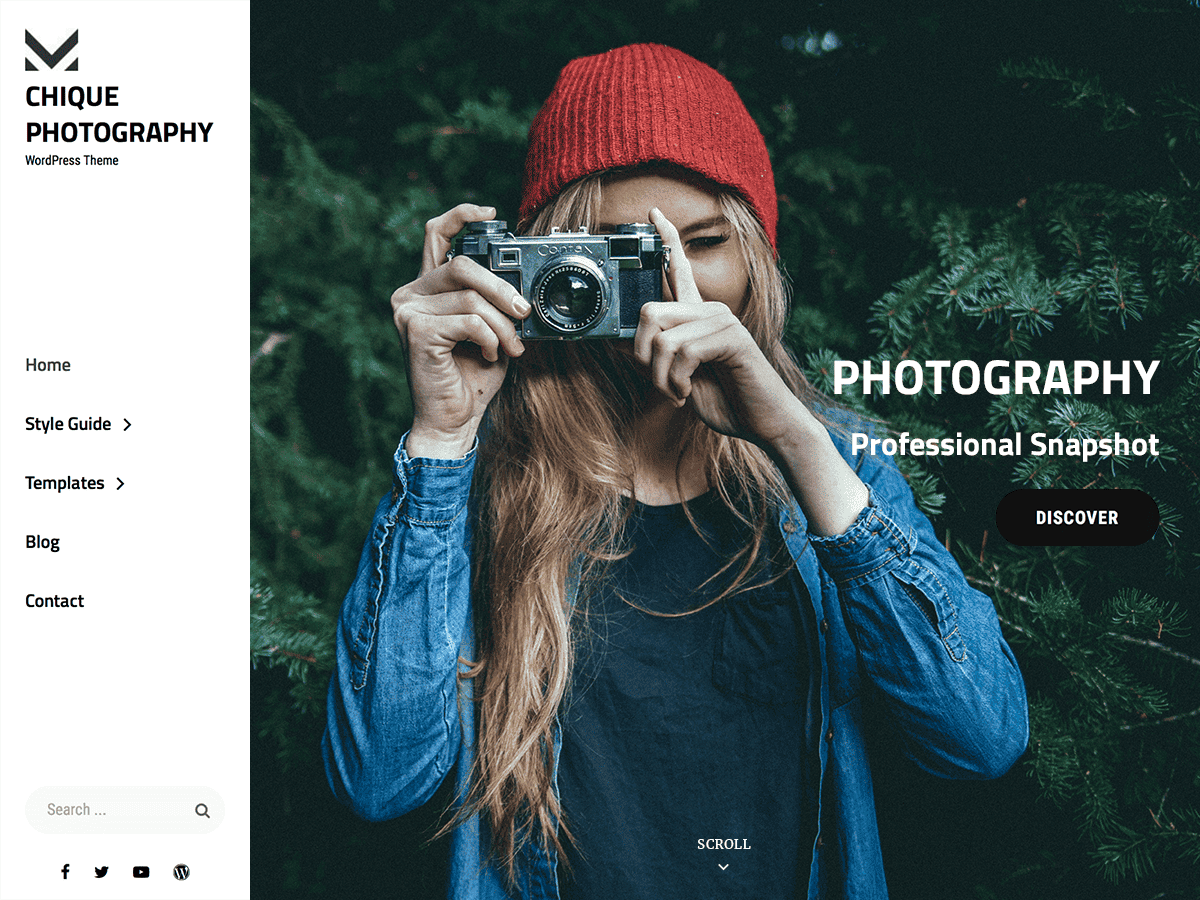 Chique Photography theme screenshot