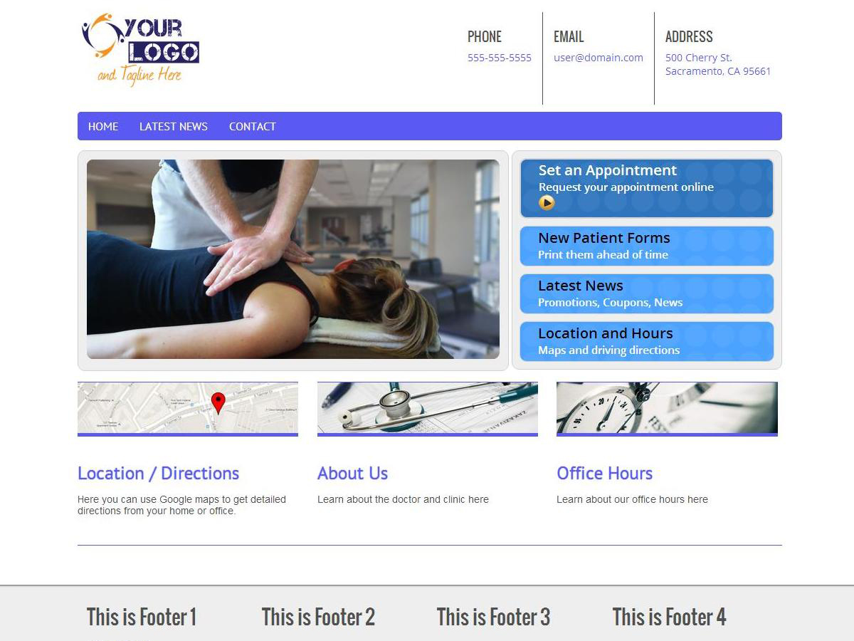 Chiro Pro theme screenshot