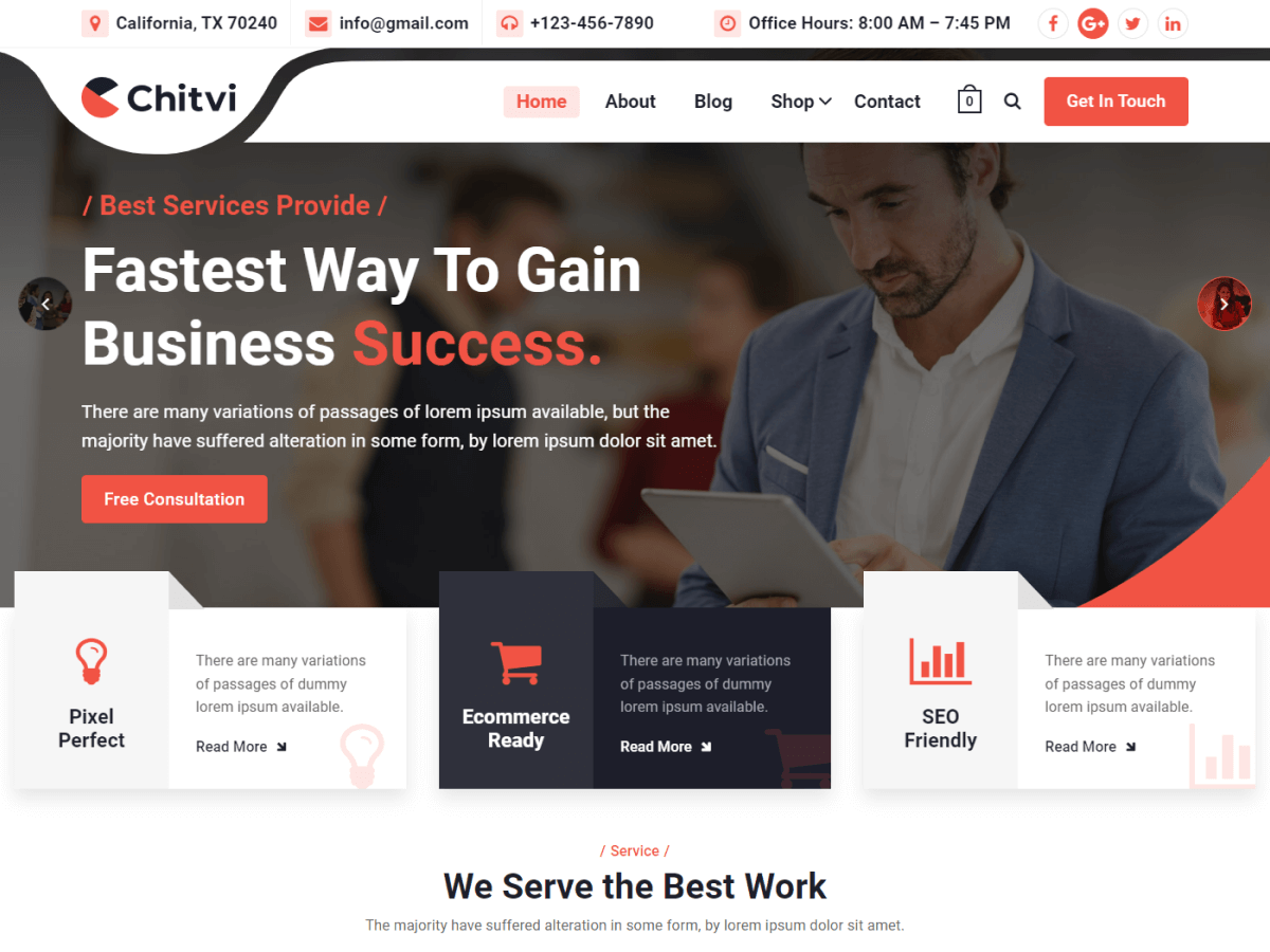 Chitvi theme screenshot