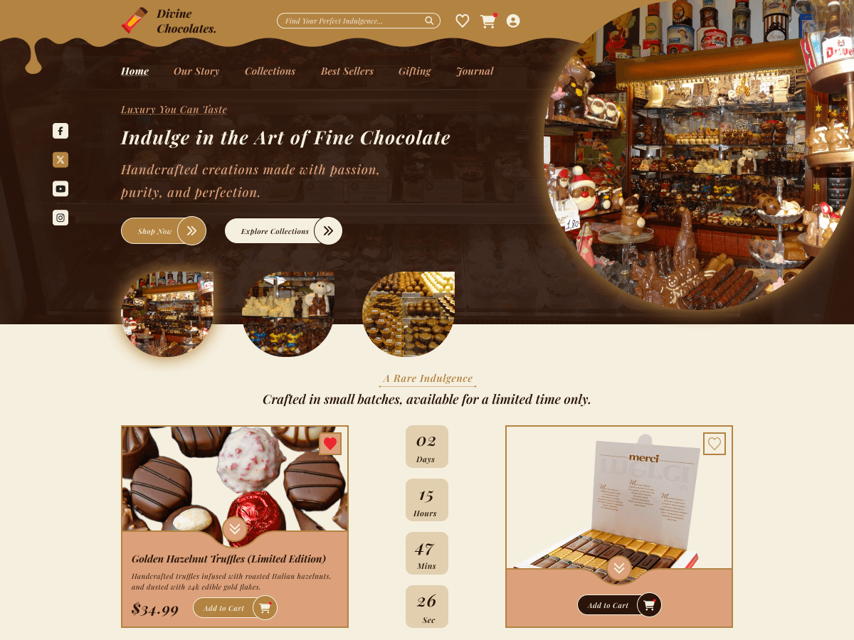 Chocolate House theme screenshot