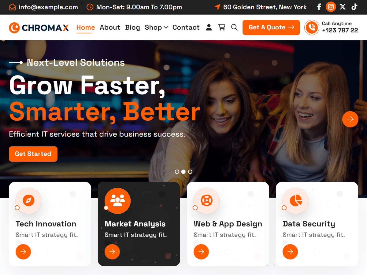 Chromax theme screenshot