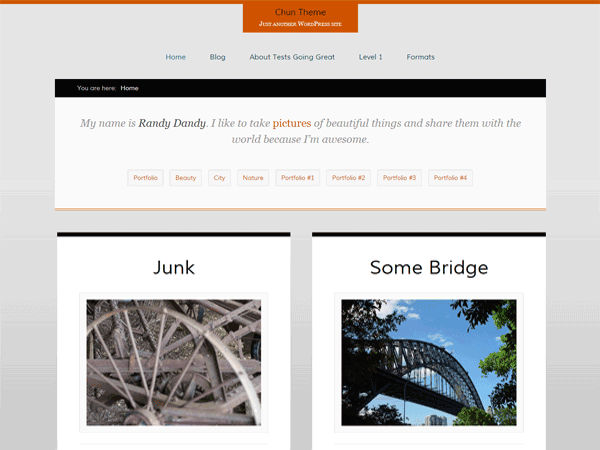 Chun theme screenshot