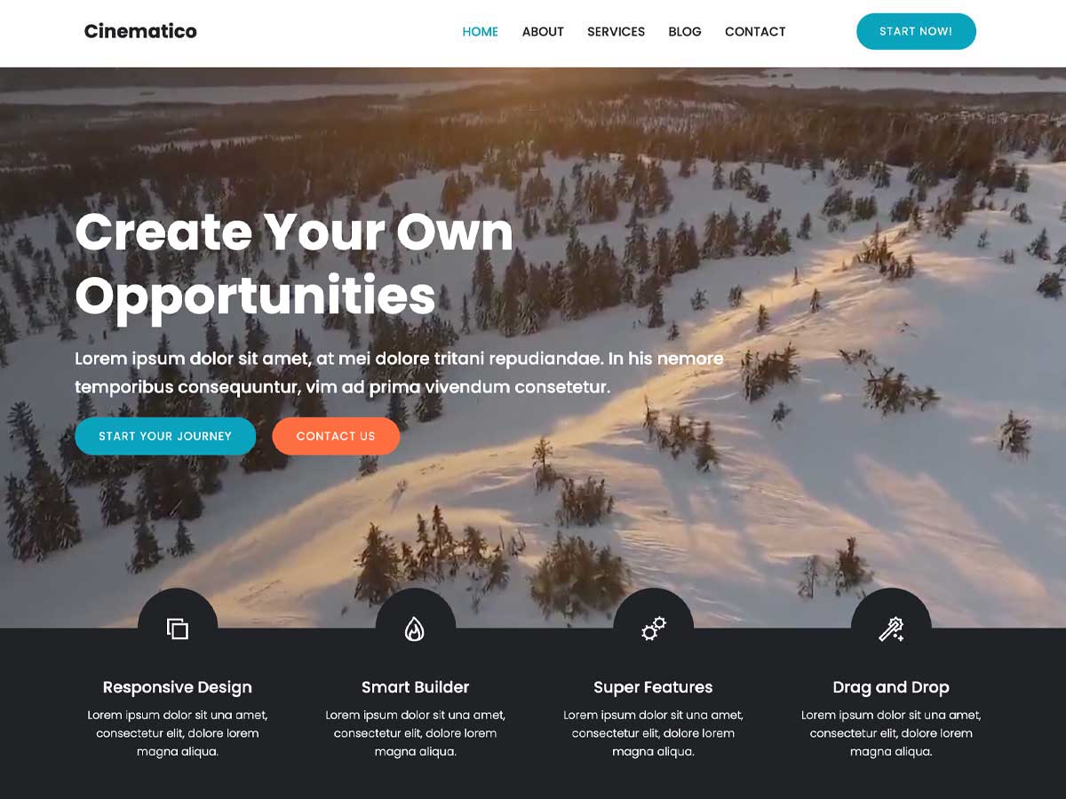 Cinematico theme screenshot