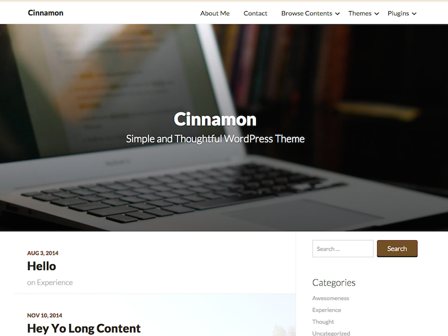 Cinnamon theme screenshot