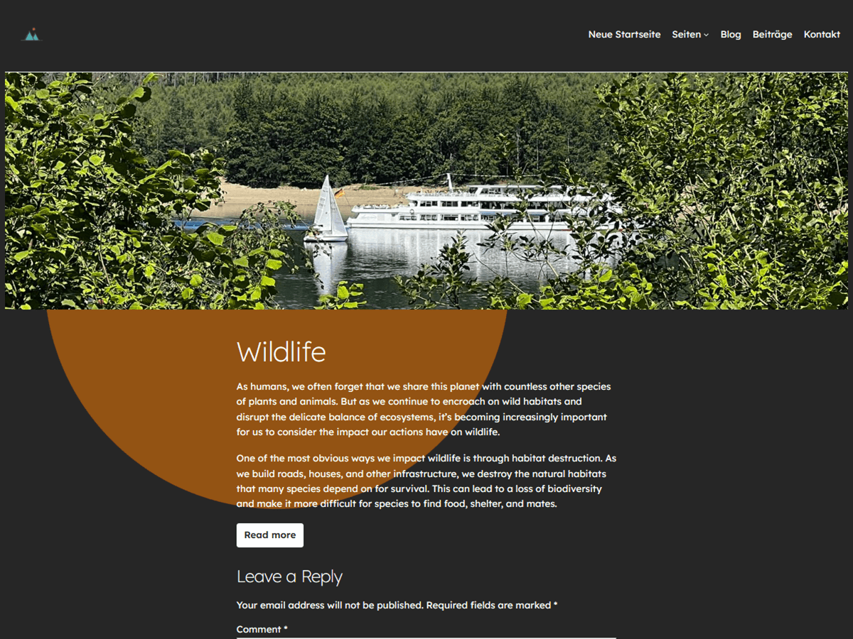 Circles WP theme screenshot