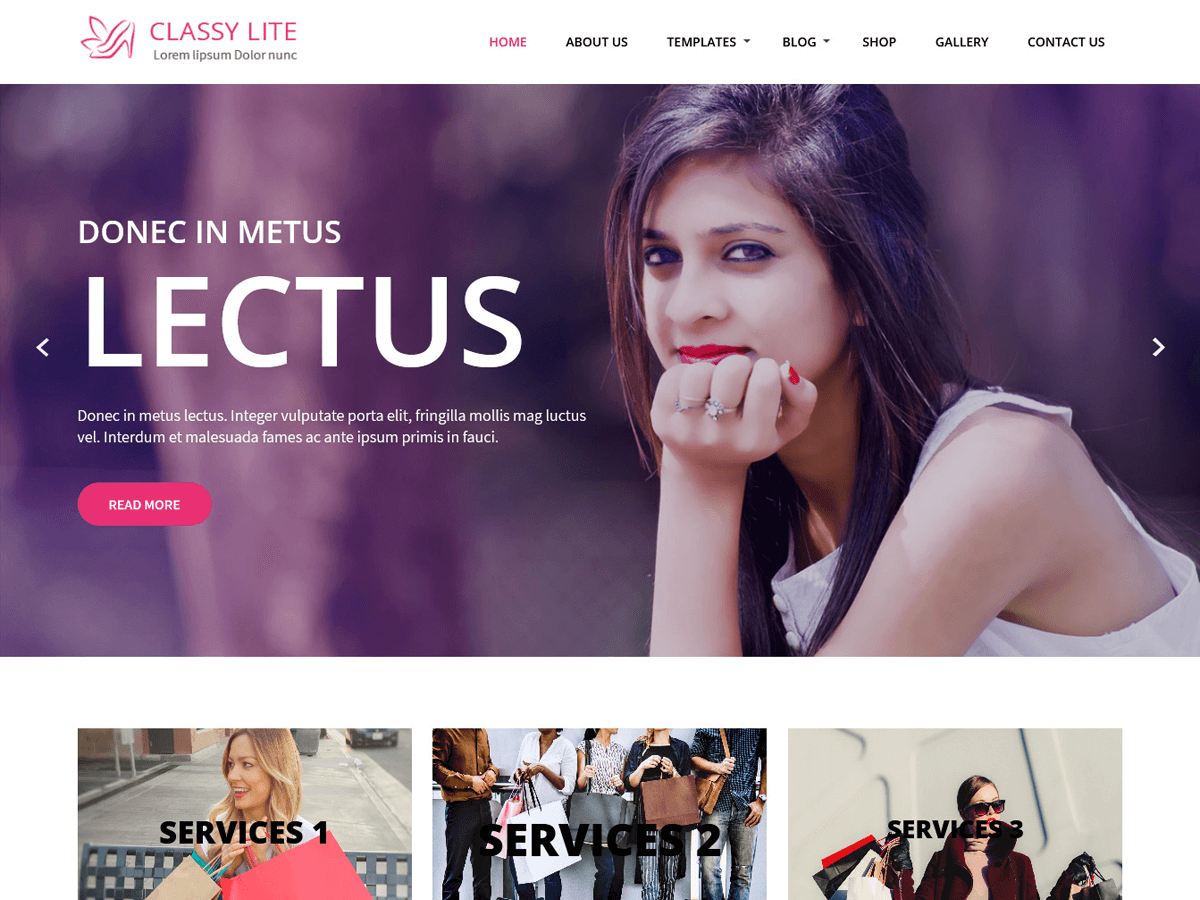 Classy Lite theme screenshot