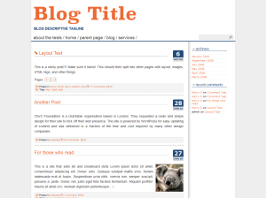 Cleanfrog theme screenshot