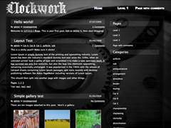 Clockwork theme screenshot