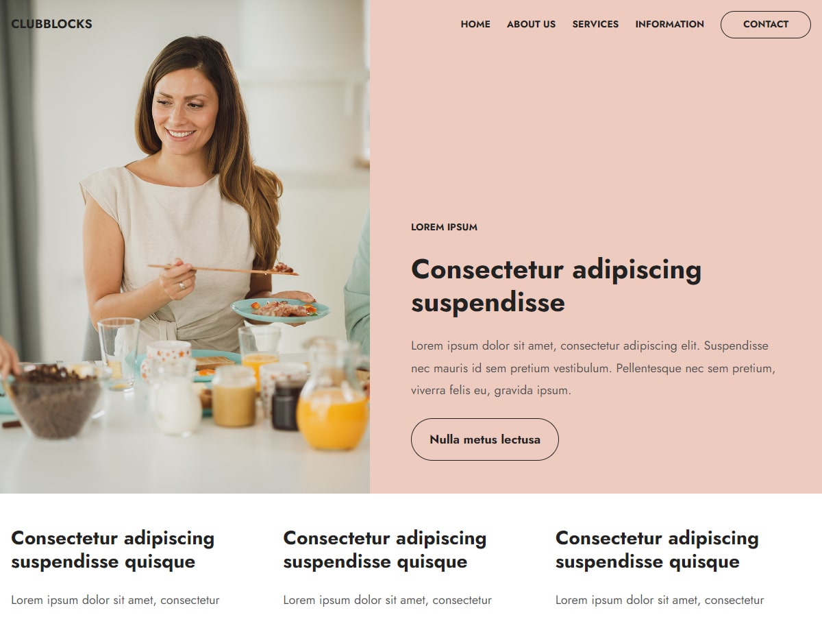 ClubBlocks theme screenshot