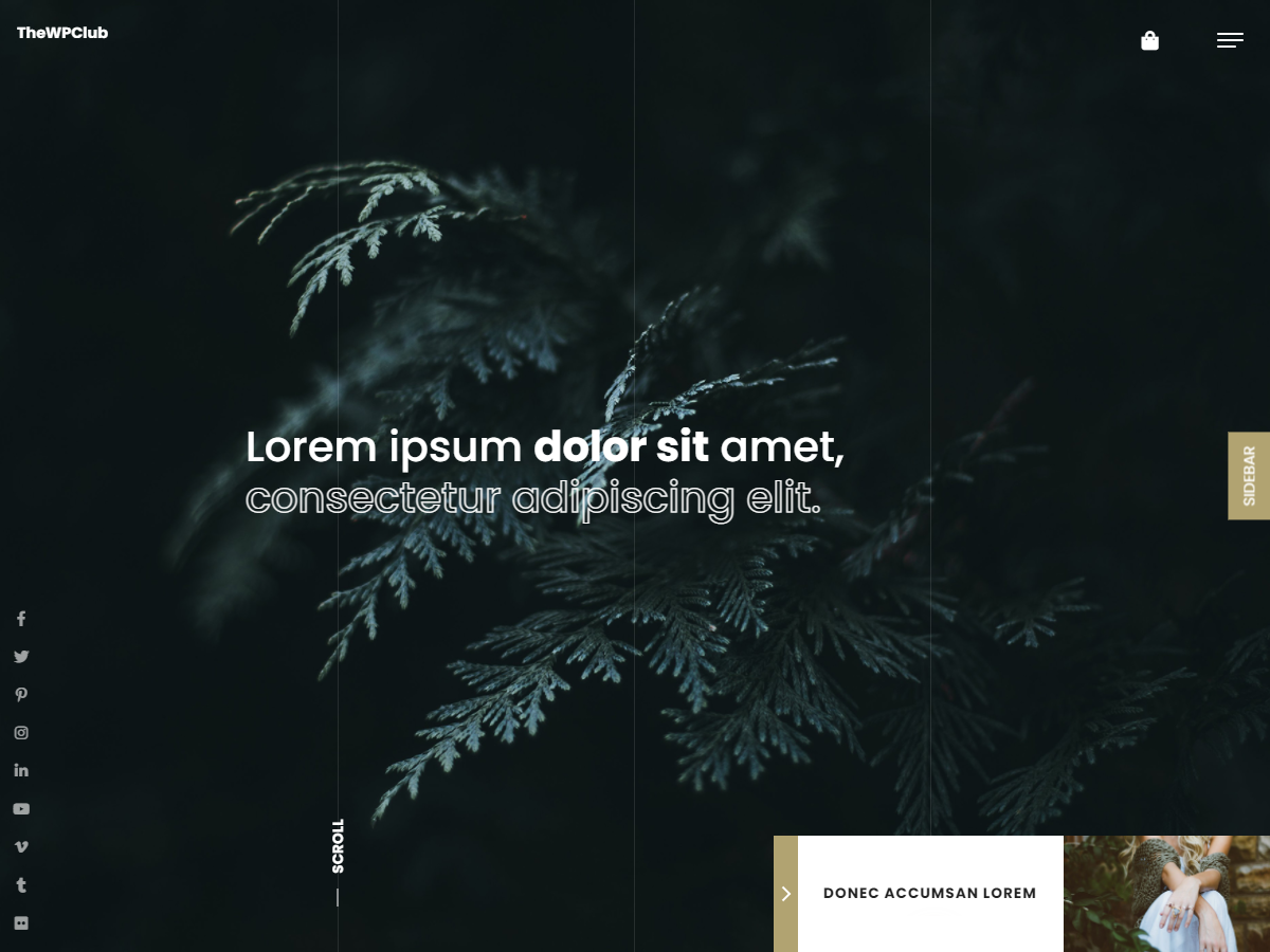 ClubNature theme screenshot