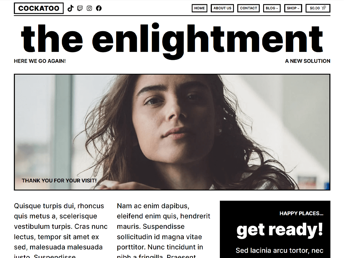 Cockatoo theme screenshot