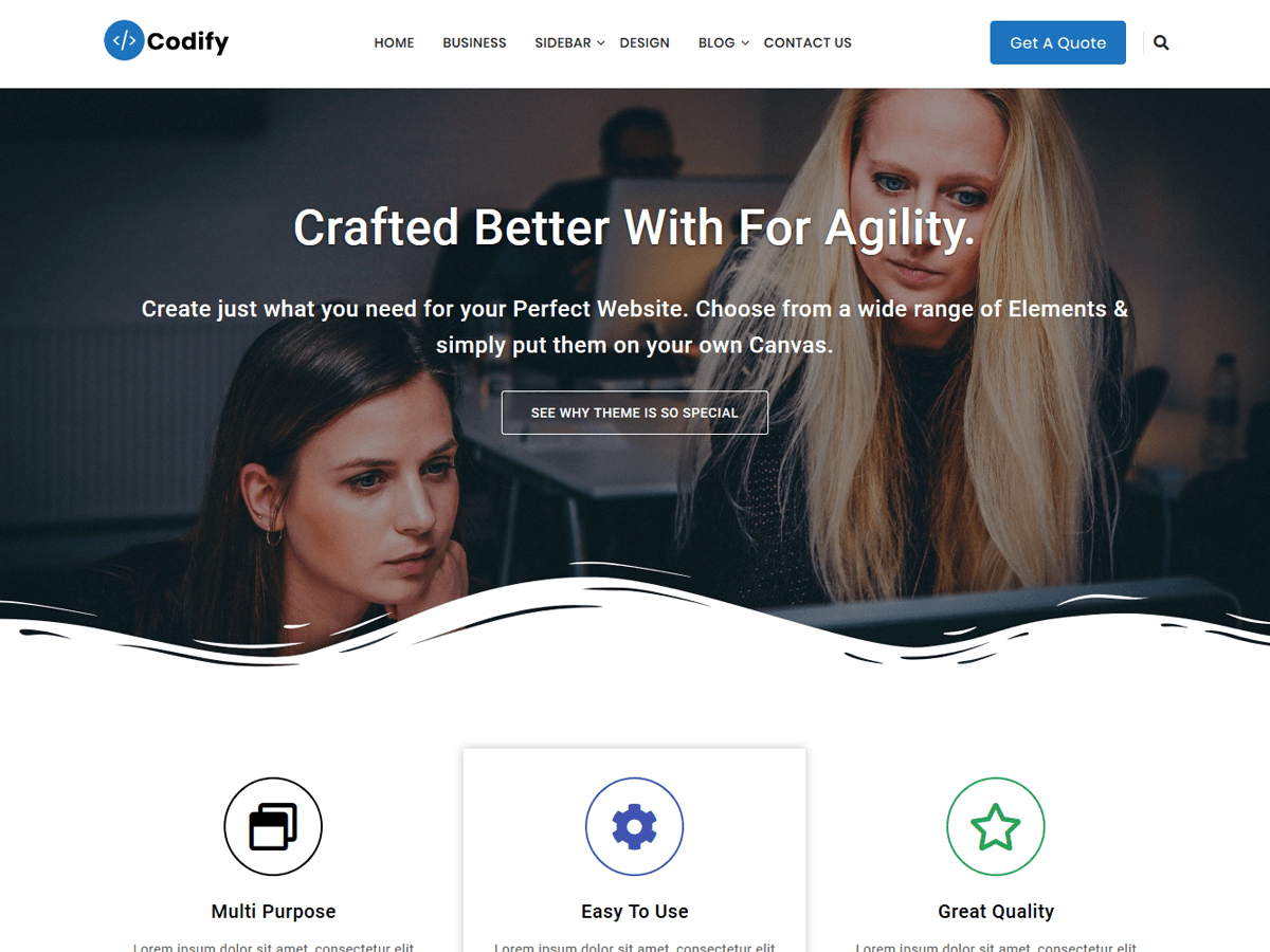 Codify theme screenshot