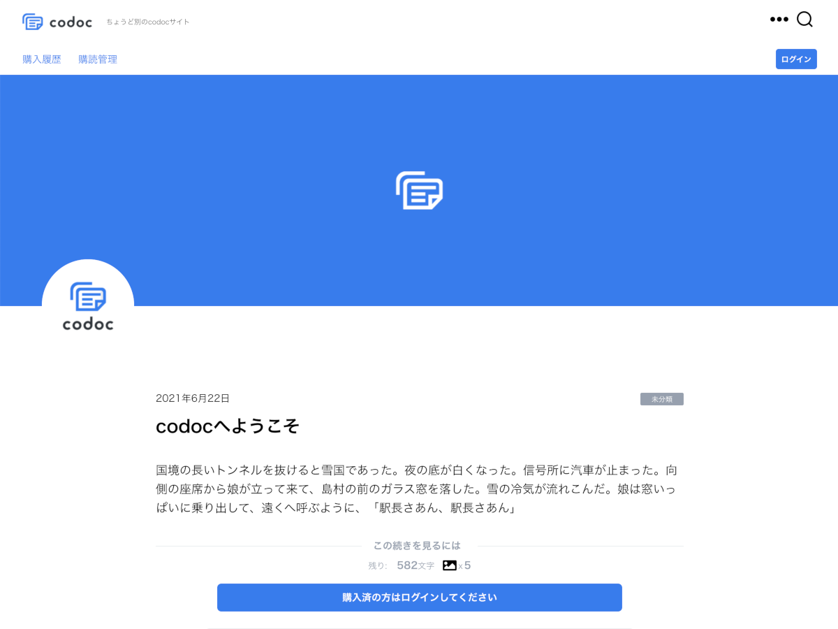 codoc theme screenshot