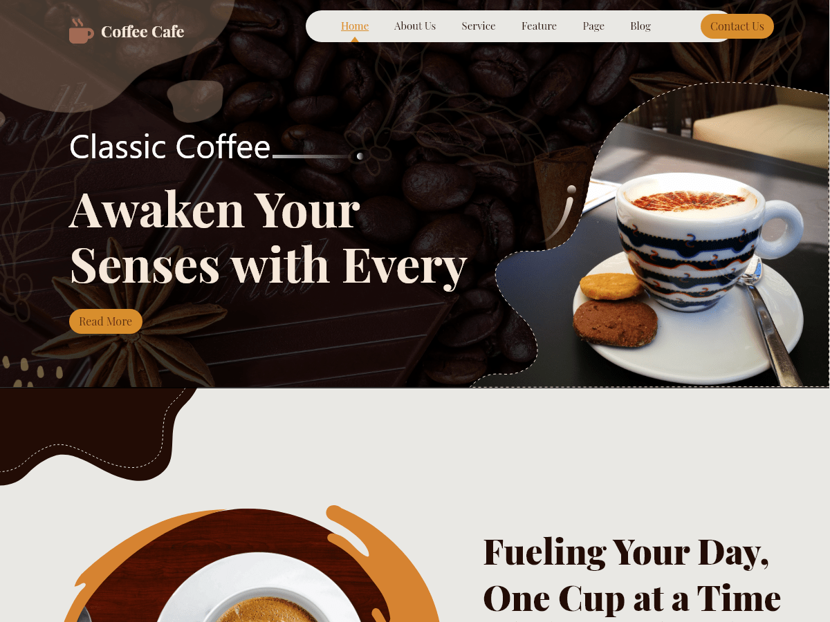Coffee Station theme screenshot