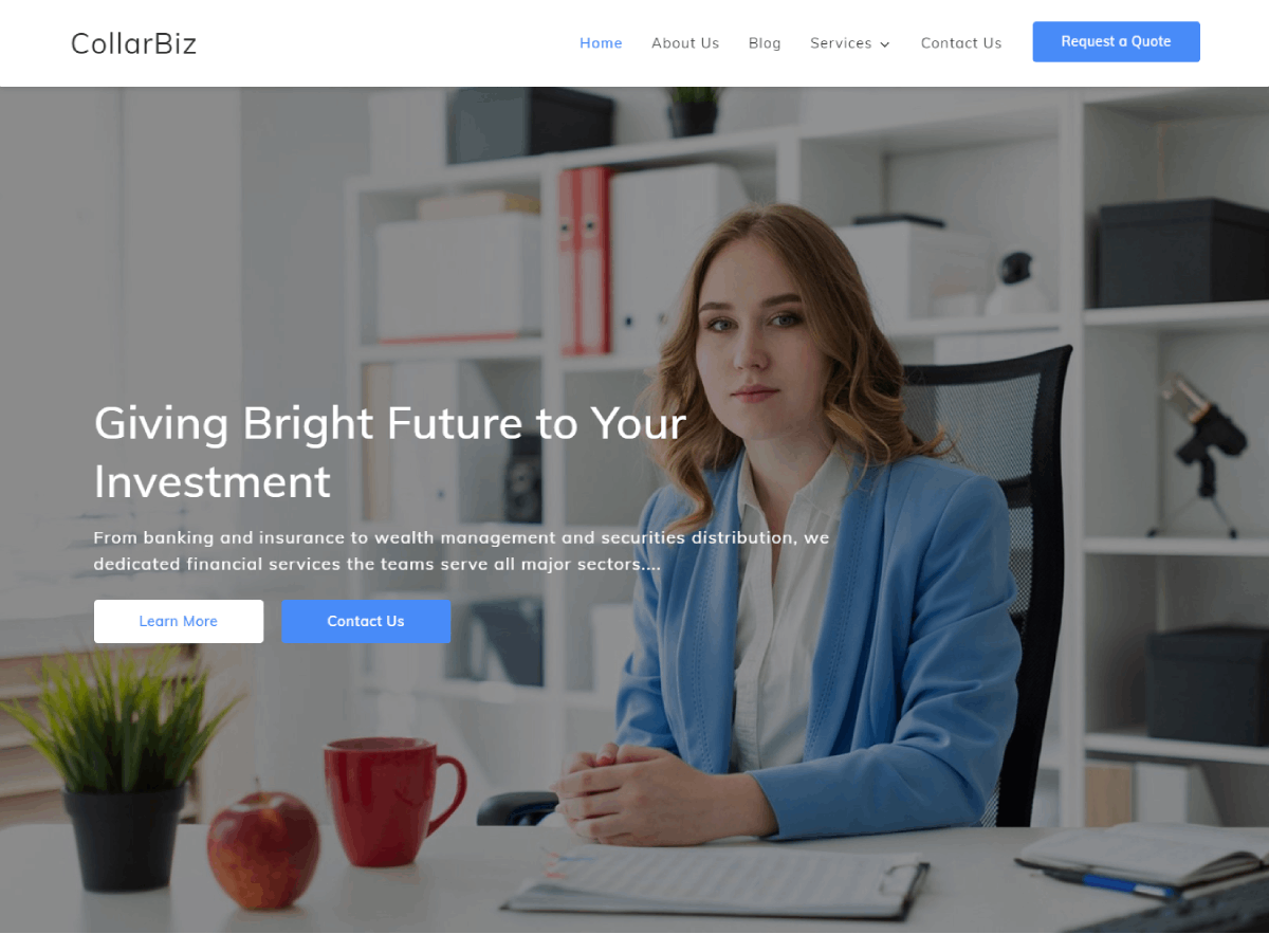 CollarBiz theme screenshot
