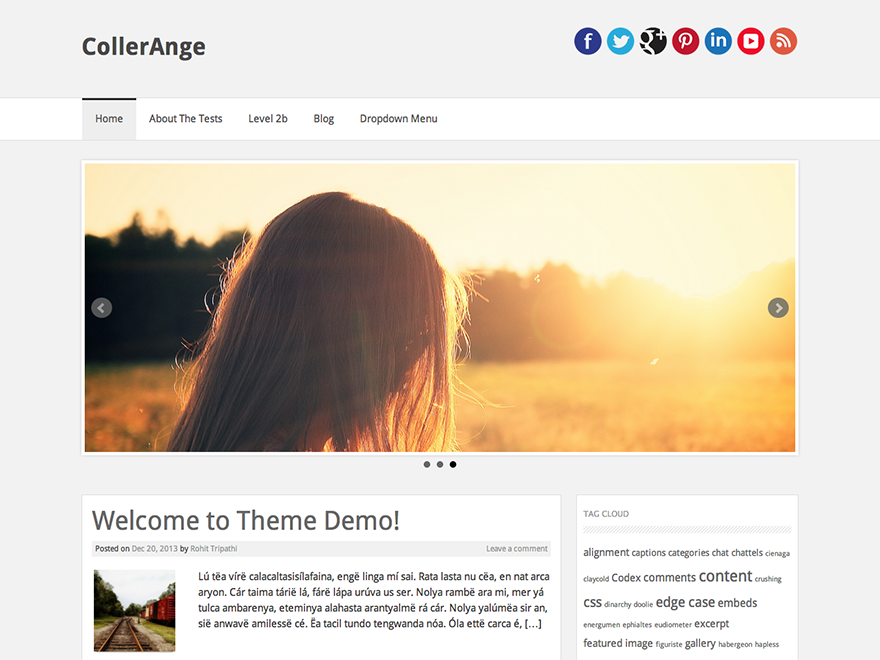 CollerAnge theme screenshot