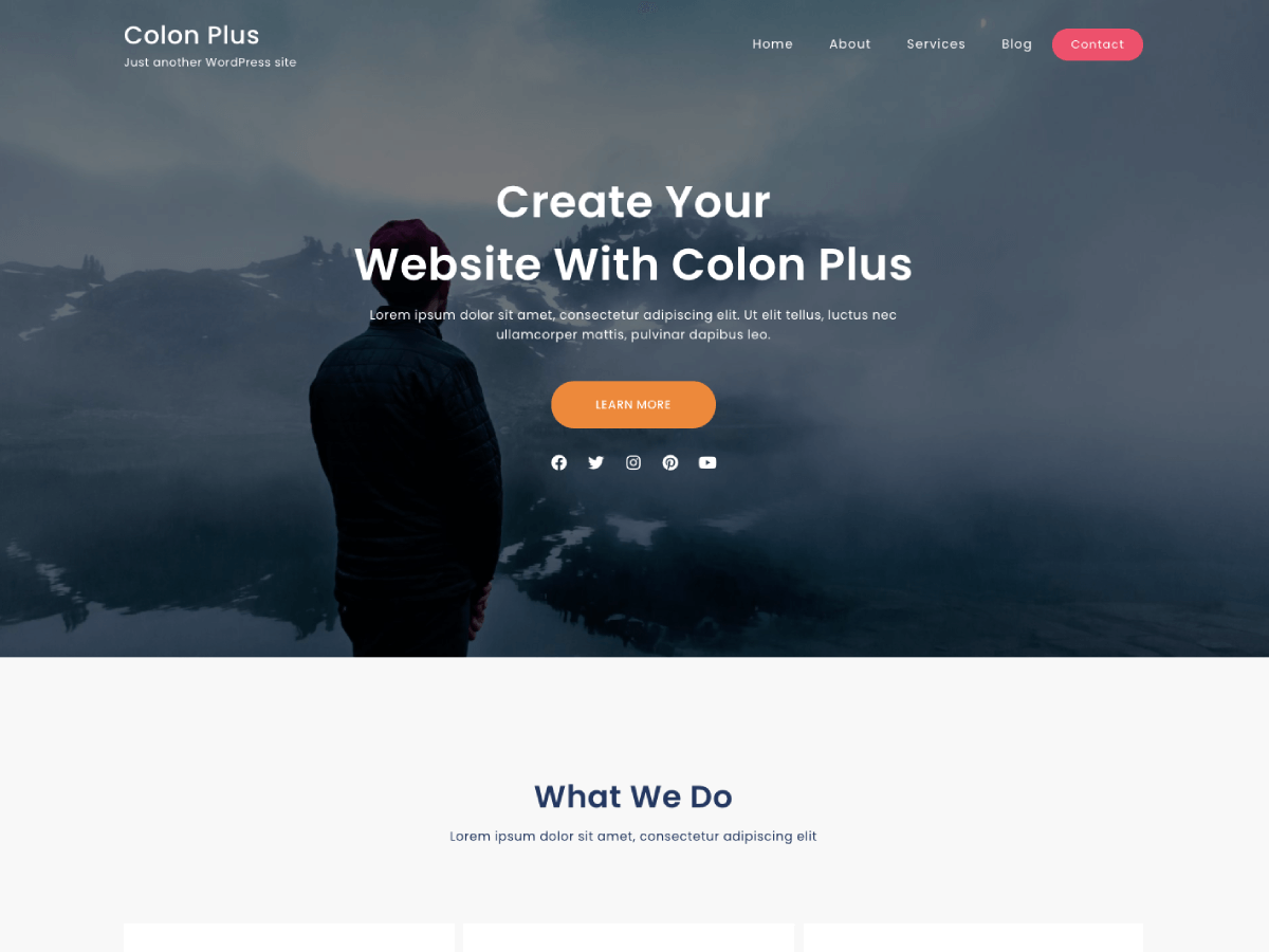 Colon Plus theme screenshot