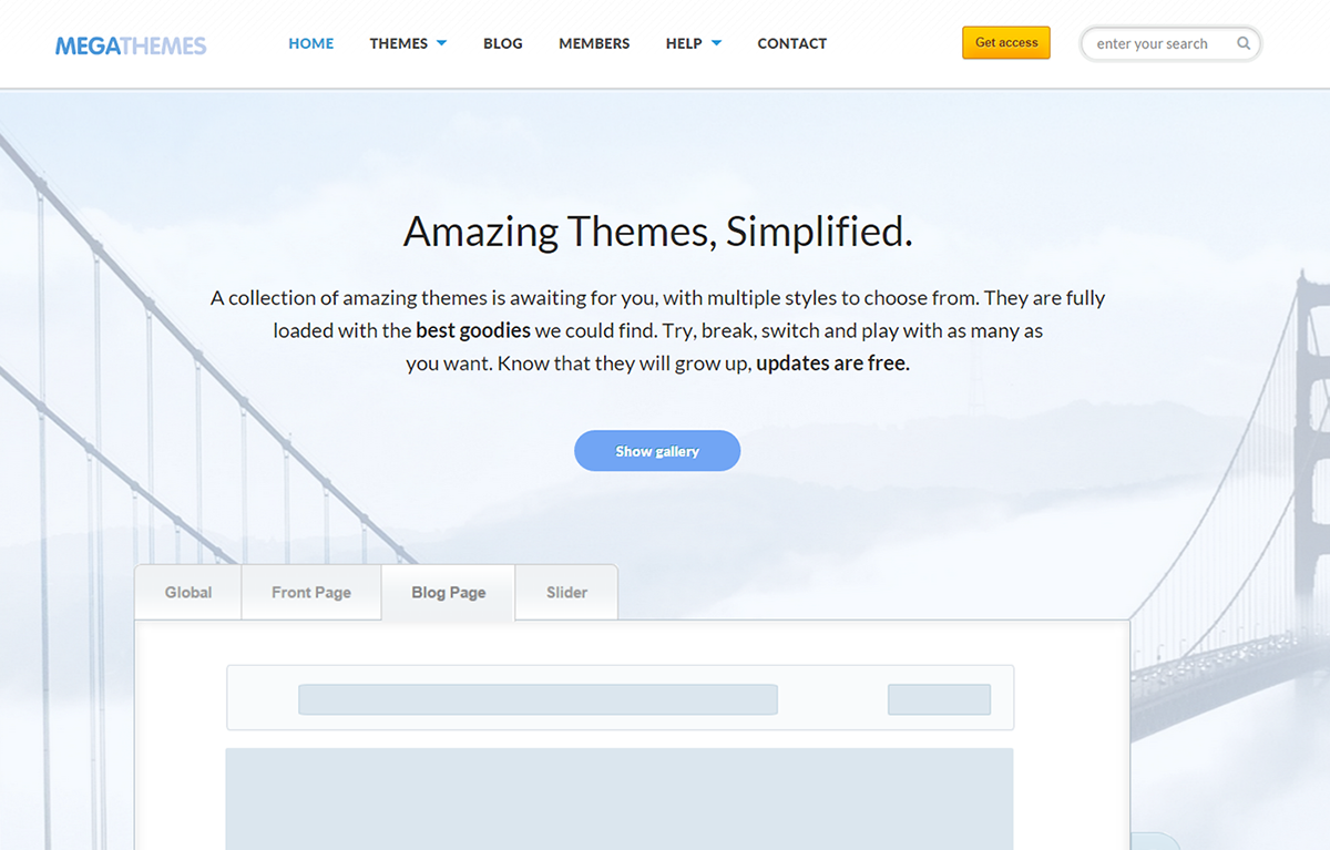 Color theme screenshot
