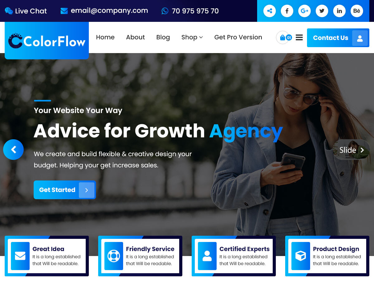 ColorFlow theme screenshot