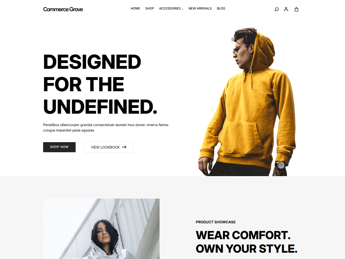 Commerce Grove theme screenshot
