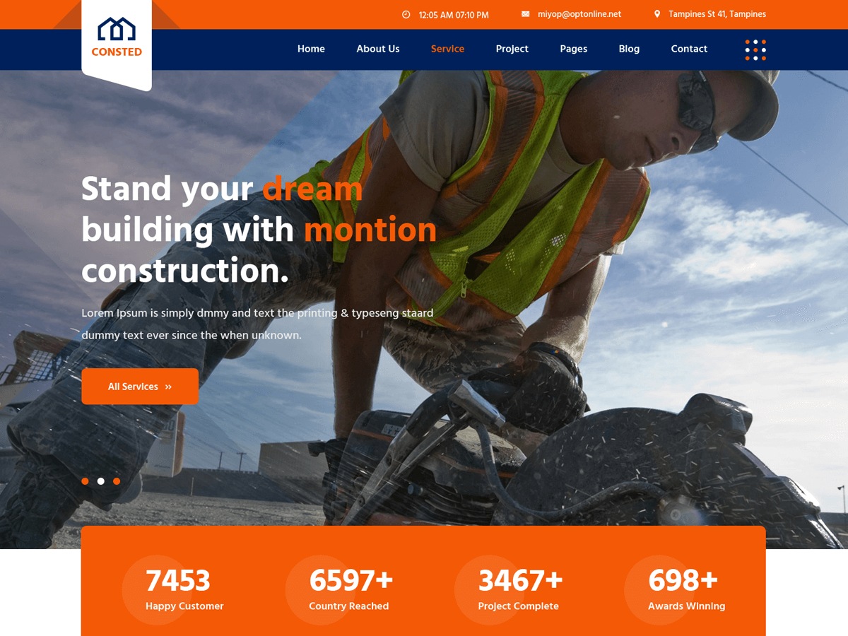 Consted theme screenshot