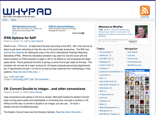 Contender theme screenshot