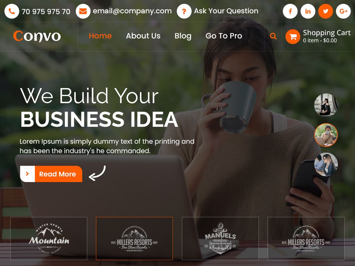 Convo theme screenshot